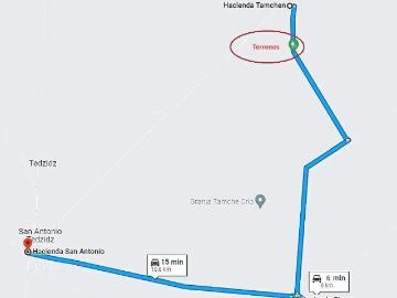 Terrenos de 6 HA en Venta en Hacienda Tamchen