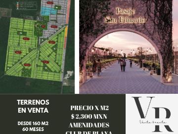 TERRENOS EN VENTA EN HACIENDA SAN EDUARDO, CON AMENIDADES, CLUB DE PLAYA