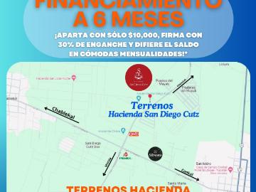 Terrenos en Venta Hacienda San Diego Cutz, Conkal, Yucatán