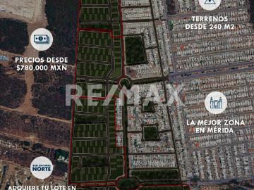 Terrenos en venta residenciales y comerciales San Antonio Norte, Mérida