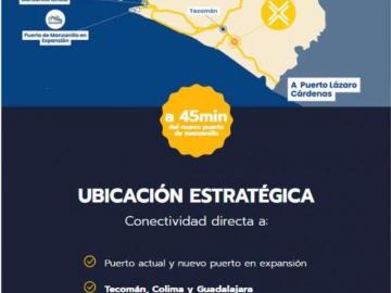 Terrenos Industriales cerca del puerto de Manzanillo