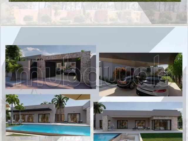 Terrein 1210m2 pour villa Route Amezmiz, Marrakesh