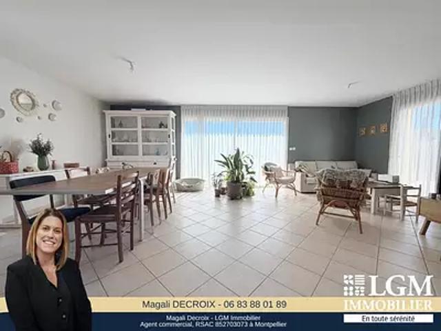 Teyran 34820 Achat / Vente maison 5 pièces t5 jardin terrasse