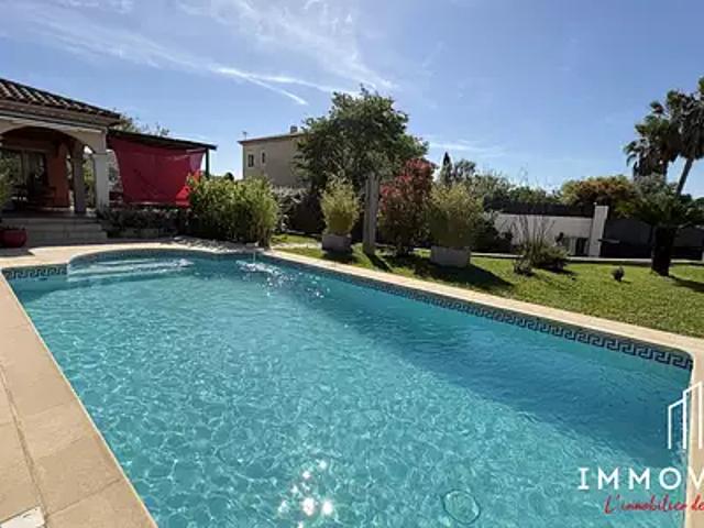 Teyran 34820 Achat / Vente maison 6 pièces t6 piscine terrasse