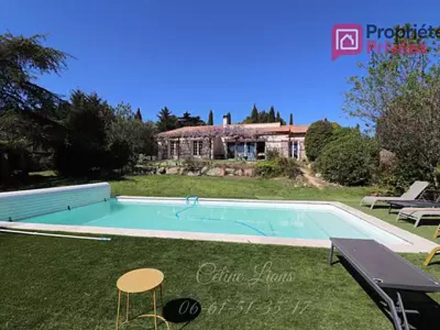 Teyran 34820 Achat / Vente maison 7 pièces t7 piscine jardin