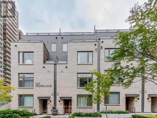 Th2 165 Pears Avenue, Toronto, ON, M5R 0C2 townhouse for sale | Listing ID C12049 | Royal LePage