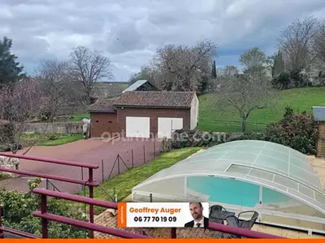 Thouars 79100 Achat / Vente maison 6 pièces t6 piscine jardin