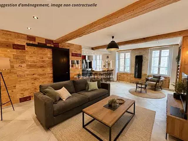 Thoissey 01140 Achat / Vente appartement 3 pièces t3 au dernier étage