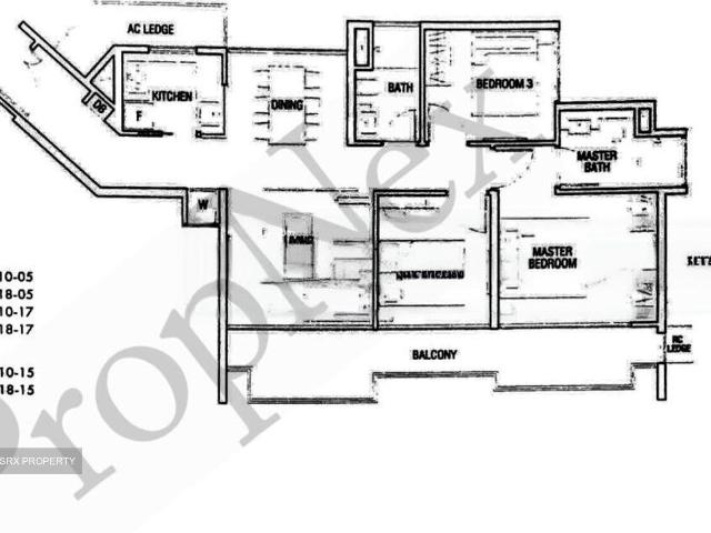 Thomson Three D20, Apartment