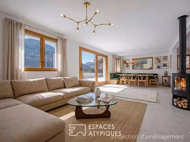 Thônes 74230 Achat / Vente maison 5 pièces t5 au dernier étage terrasse