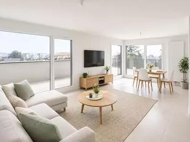 Thonon les Bains 74200 Achat / Vente appartement 3 pièces t3 au dernier étage terrasse