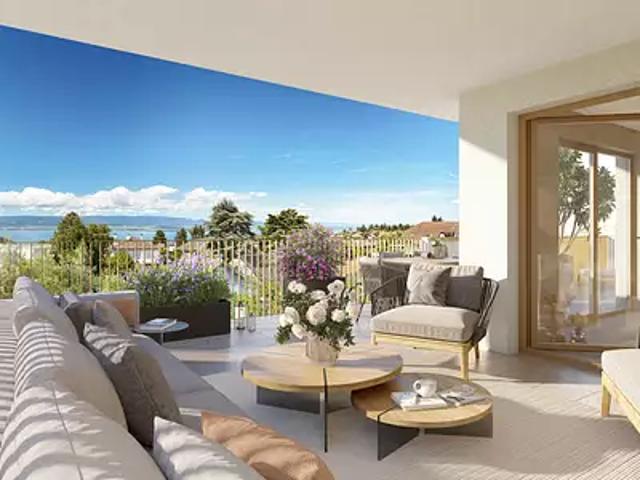 Thonon les Bains 74200 Programme neuf appartement neuf à vendre t2
