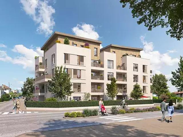 Thonon les Bains 74200 Programme neuf appartement neuf à vendre t2 BBC Pinel