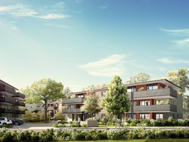 THONON quartier Ripaille / Concise T3 dernier étage avec terrasse, garage et cave