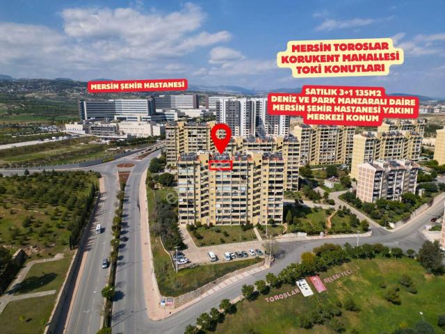 Thordan Satılık Mersin Şehir Hastanesi Yakını Toki 3+1 Daire