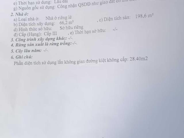 Thay đổi chỗ ở cần bán căn nhà 3,5 tầng