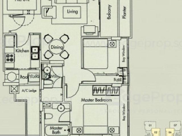 The Calypso D16, Apartment