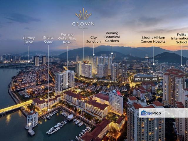 The Crown, Tanjung Tokong @Straits Quay For Sale