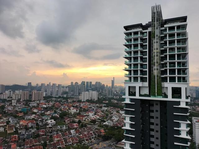 The Address 2 condo taman desa facing klcc trx view