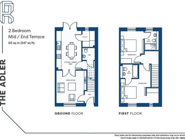 The Adler, 2 Bedroom House, Redford, Adamstown, Lucan, Co. Dublin Savills New Homes 4904 MyHome. Ie Residential