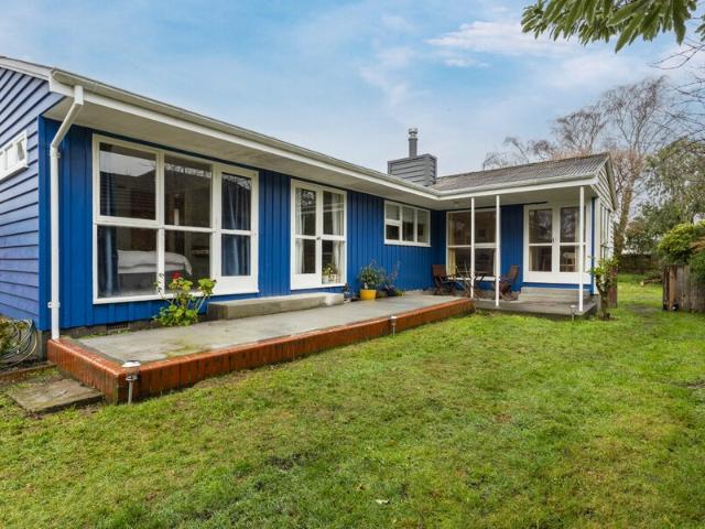 The blue house on Brookside!