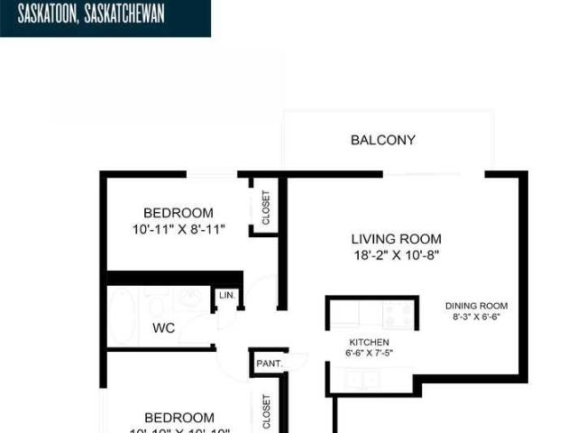 The Gate 2 Bedroom Apartment for Rent at 508 Main St, Saskatoon, SK S7N 0C1 North Nutana