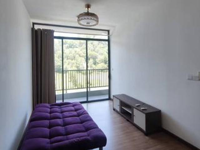 The garden condo partial furnished bundusan luyang
