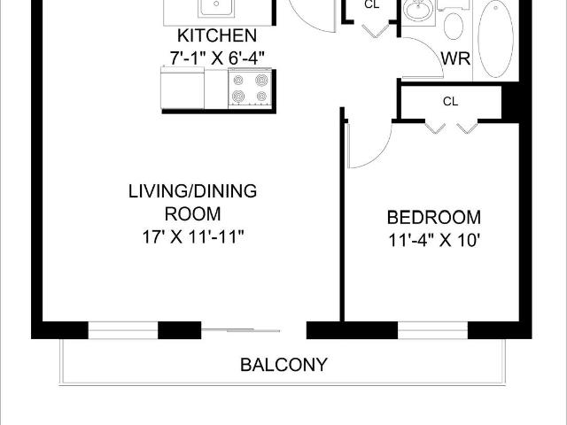 The Gibson Apartment 1 Bedroom Apartment for Rent