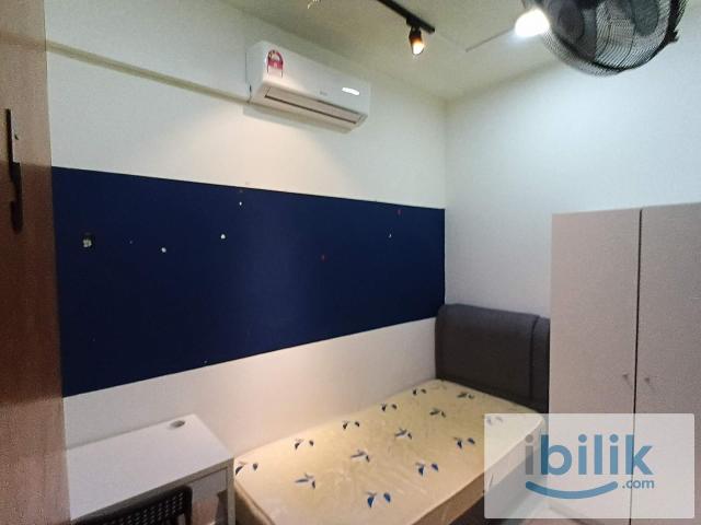 [The Green] Single Room with Aircond Near MSU, Batu Tiga, Section 22 Shah Alam