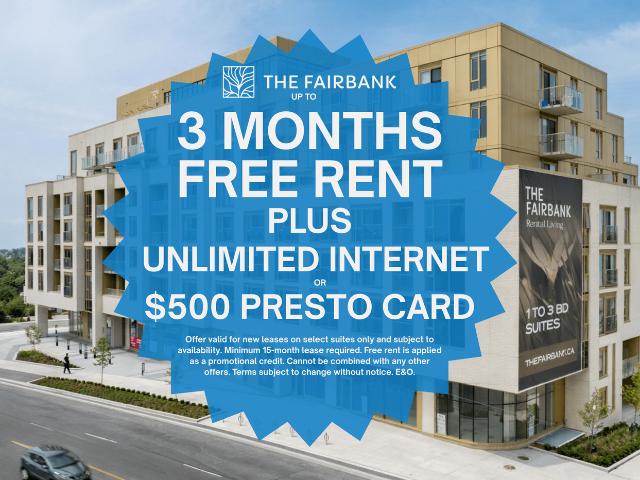 The Fairbank 2 Bedroom Apartment for Rent at 9 Croham Rd, Toronto, ON M6E 0B3 Briar Hill Belgravia
