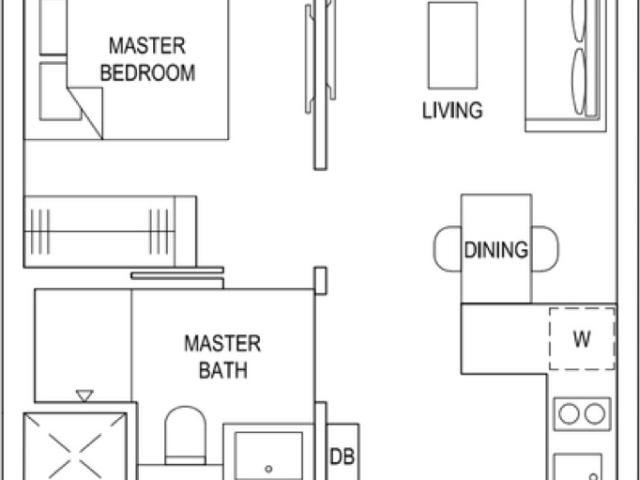 The Florence Residences Condominium For Sale, $850,000, 1 Bed 1 Bath 484 sqft $1,756.00 psf