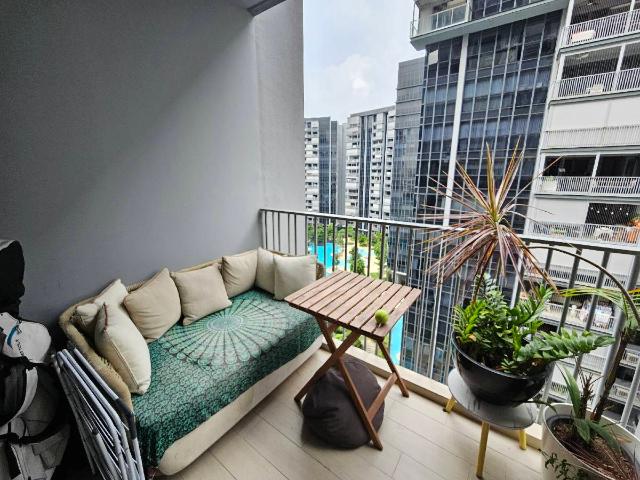 The Florence Residences Condominium For Rent, $3,500, 2 Bed 1 Bath 635 sqft $5.51 psf