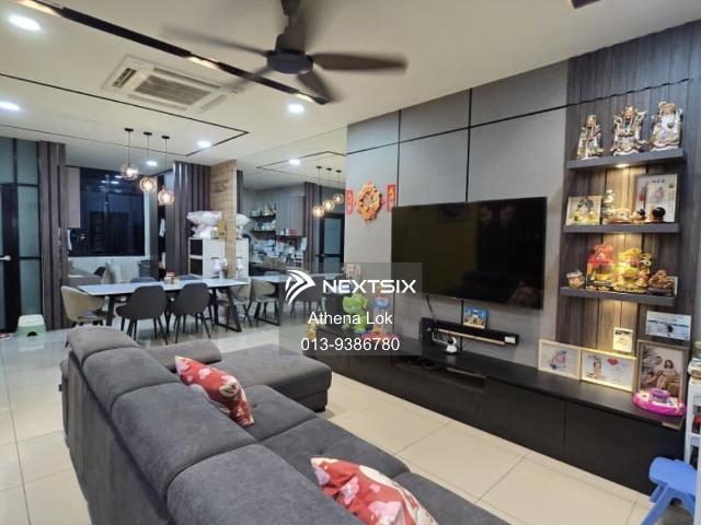 The house is fully extended, maximizing living space for a larger living, dining, and kitchen area. A stylish bar table and full plaster ceiling further enhance the overall interior
