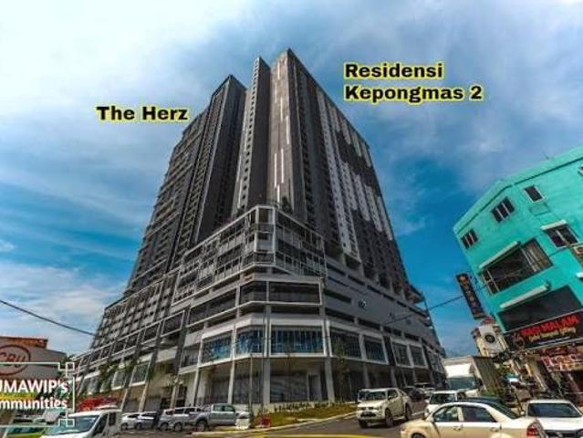 THE HERZ KEPONG CONDO 2 CAR PARK FULLY FURISH For RENT