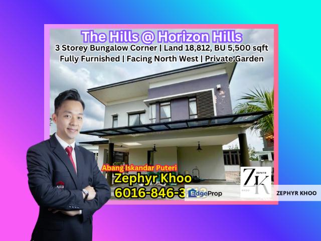 The Hills @ Horizon Hills 3 Storey Bungalow Corner Lot For Sale Now