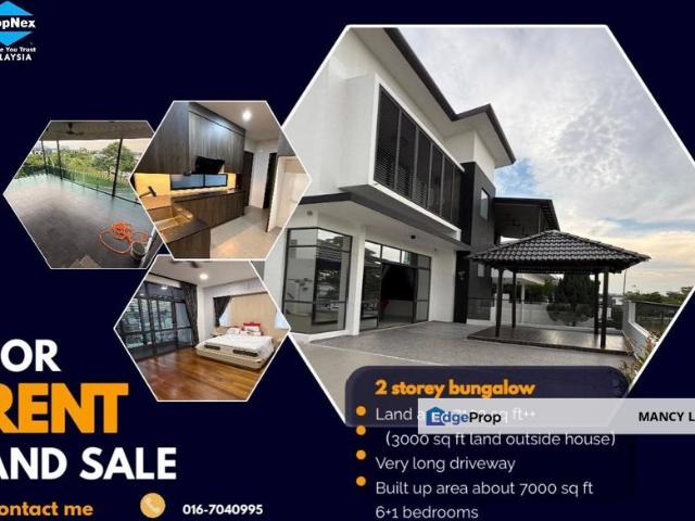The Hills Horizon Hill Bungalow at Jalan Anjung Super Big House for rent & sale