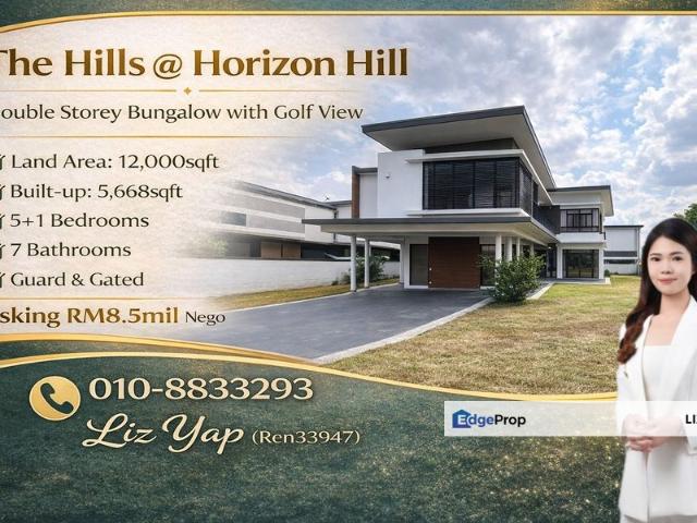 12,000sqft Double Storey Bungalow with Golf View in The Hills Horizon Hills Iskandar