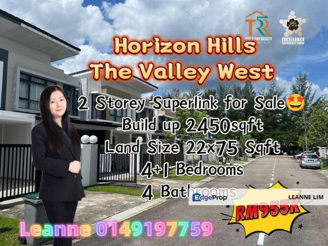 Horizon Hills 稀有大款双层排楼出售 全场最便宜 2 Storey Superlink for Sale