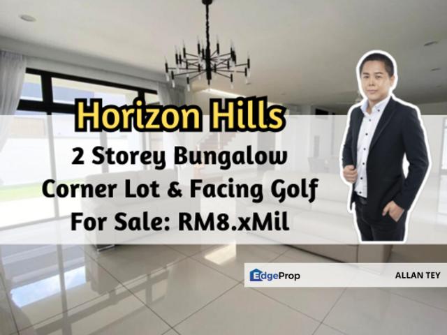 The Hills, Horizon Hills, Iskandar Puteri Nusajaya, Johor, 2 Storey Corner Bungalow Facing Golf, 5 plus 1 Bedroom