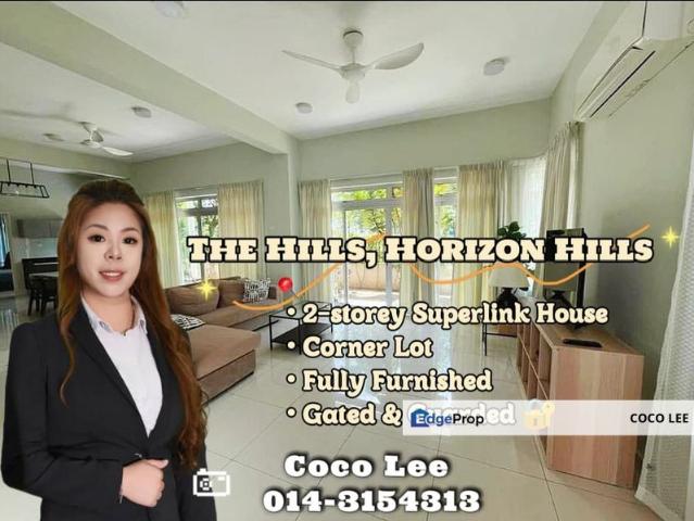 The Hills, Horizon Hills @ Corner Lot 2 storey Superlink House