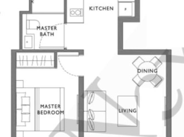 The Hyde Condominium For Sale, $1,490,000, 1 Bed 1 Bath 549 sqft $2,714.00 psf