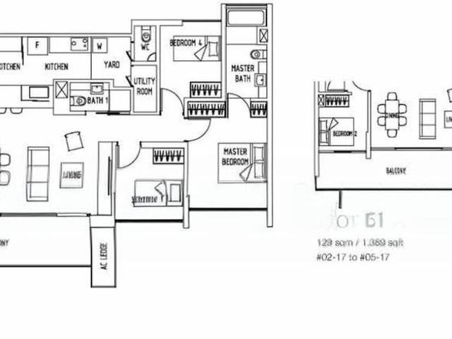 The Lakefront Residences D22, Condominium
