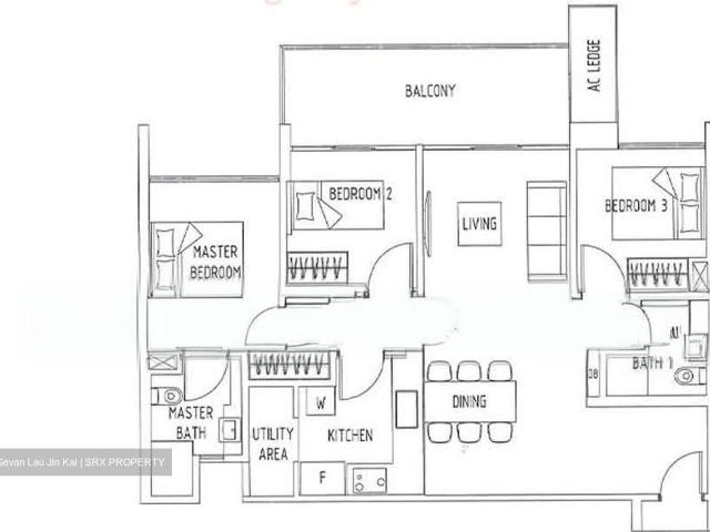 The Lakefront Residences D22, Condominium