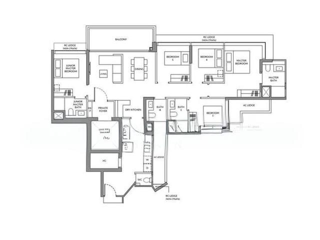 The Lakegarden Residences D22, Condominium