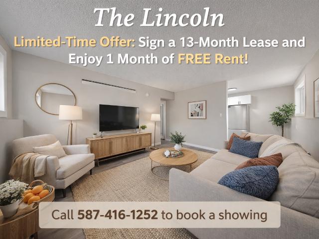 The Lincoln 1 Bedroom Apartment for Rent at 9712 149 St Nw, Edmonton, AB T5P 1K2 West Jasper Place