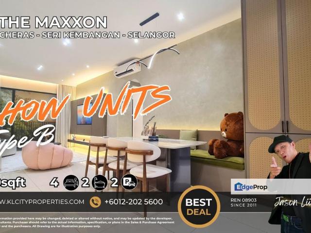 The Maxxon Condo 1150sqft 4 Bedrooms 2 Bathroom at Bandar Damai Perdana Condominium