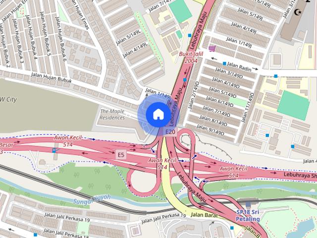 The Maple Residences, Taman Overseas Union Taman Oug, Jalan Klang Lama Old Klang Road