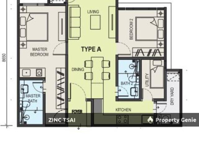 The Nest Serviced Apartment Residensi 357 _Dual Key {Save RM 38,000} 6 mins drive to LRT Wangsa Maju