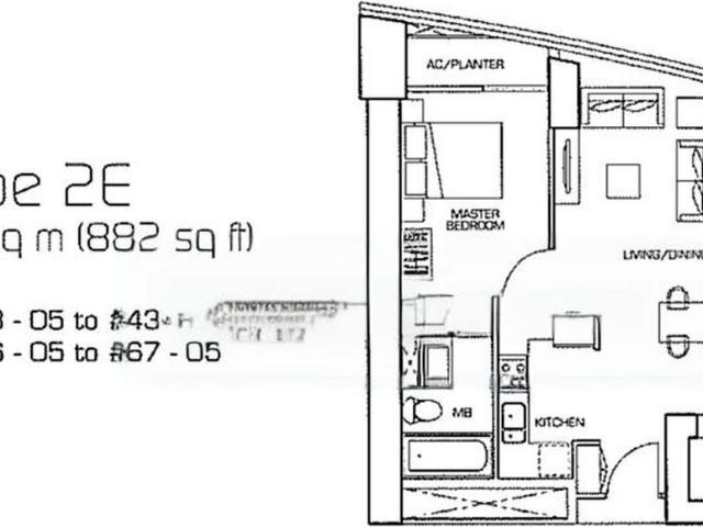 The Sail @ Marina Bay D1, Apartment