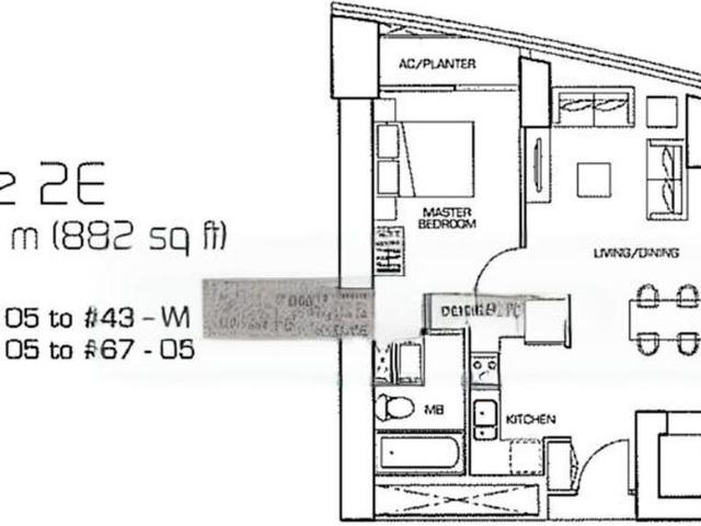 The Sail @ Marina Bay D1, Apartment